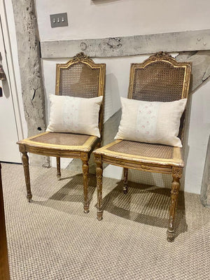Decorative Gilt 19th Century Chairs